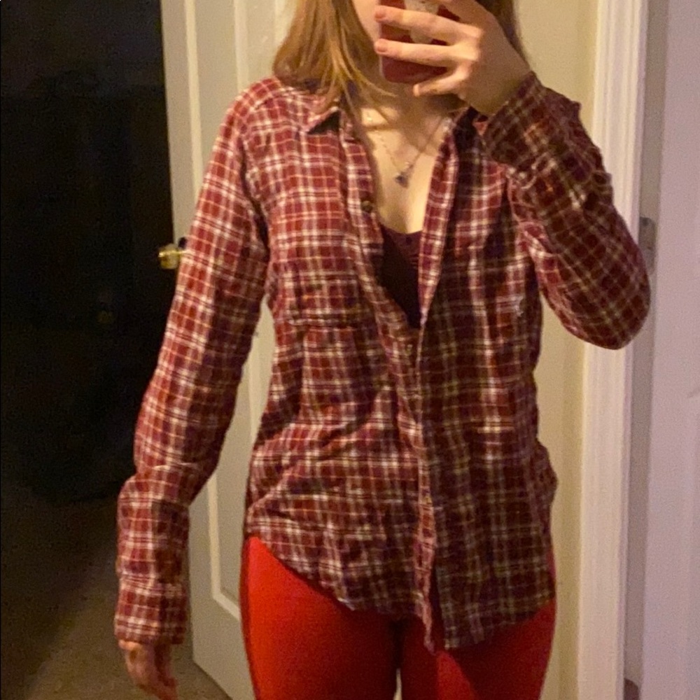 Red and white flannel